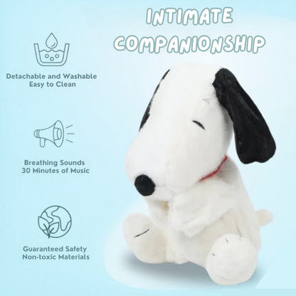 Breathing Puppy Plush